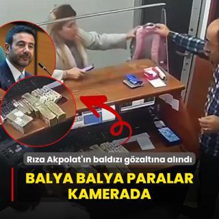 Balya balya paralar kamerada! Rza Akpolat'n baldz gzaltna alnd