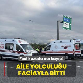 Feci kazada ac kayp!  Aile yolculuu faciayla bitti