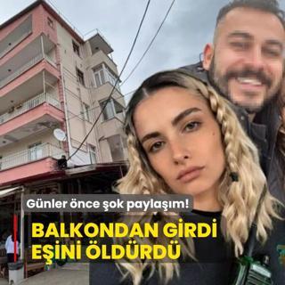 Gnler nce ok paylam! Balkondan girdi, eini ldrd