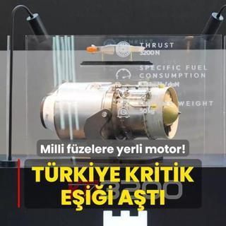 Milli fzelere yerli motor! Trkiye kritik eii at