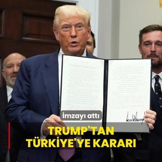 Trump'tan Trkiye'ye karar
