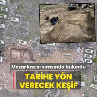 Diyarbakr'da mezar kazs srasnda bulundu! Tarihe yn verecek keif