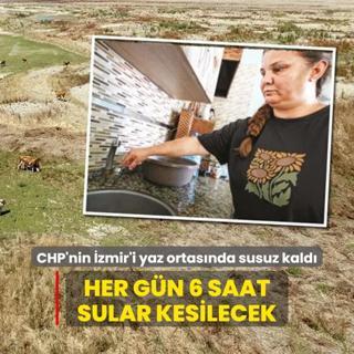 Her gn 6 saat sular kesilecek