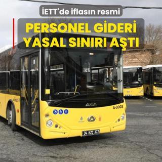 ETT'de iflasn resmi: Personel gideri yasal snr at
