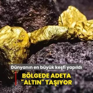 Dnyann en byk kefi yapld! Blgede adeta altn tayor