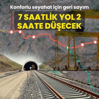 Konforlu seyahat iin geri saym balad! 7 saatlik yol 2 saate decek