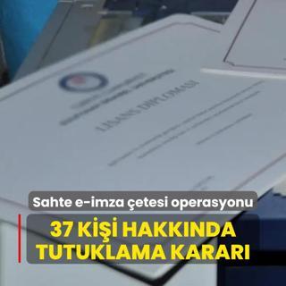 Bakan Tun: 37 kii hakknda tutuklama karar verildi