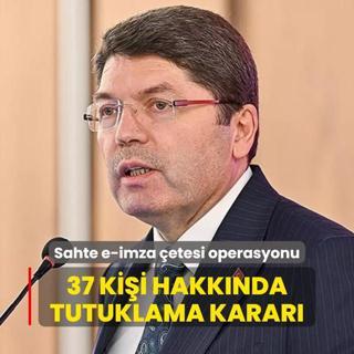 Bakan Tun: 37 kii hakknda tutuklama karar verildi