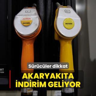 Akaryakta indirim geliyor: Gece yarsndan itibaren geerli olacak