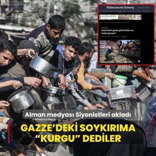Alman medyas Siyonistleri aklamaya kalkt: Gazze'deki insanlk dramna  kurgu  dediler