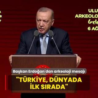 Bakan Erdoan'dan arkeoloji mesaj: Trkiye dnyada ilk srada
