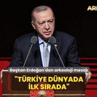 Bakan Erdoan'dan arkeoloji mesaj: Trkiye dnyada ilk srada