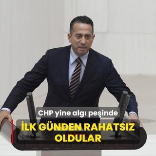 CHP yine alg peinde: lk gnden rahatsz oldular