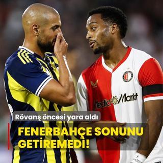 Fenerbahe sonunu getiremedi! Rvan ncesi yara ald