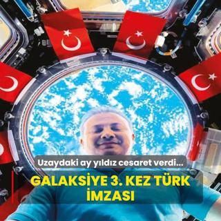 Uzaydaki ay yldz cesaret verdi