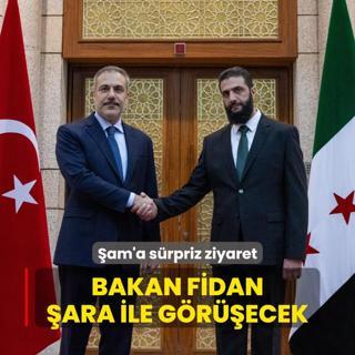 am'a srpriz ziyaret... Bakan Fidan, ara ile grecek