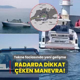 Tekne faciasnda yeni gelime! Radar grntlerinde dikkat eken manevra