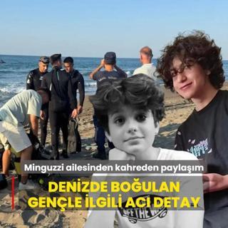 Denizde boulan genle ilgili ac detay... Anne Minguzzi'nin paylam yrekleri yakt