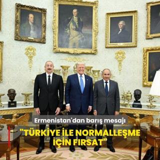 Ermenistan'dan bar mesaj: Trkiye ile normalleme iin frsat
