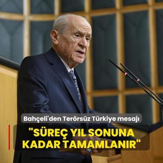 MHP Genel Bakan Devlet Baheli 'Terrsz Trkiye' sreci iin tarih verdi