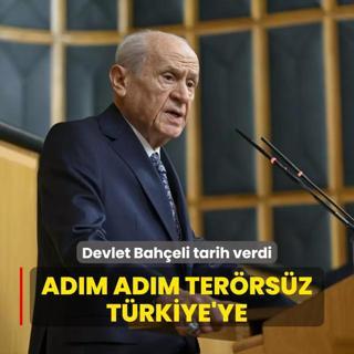 MHP Genel Bakan Devlet Baheli 'Terrsz Trkiye' sreci iin tarih verdi
