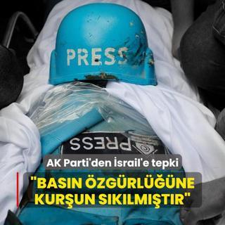 AK Parti'den srail'e tepki: Gazze'de basn zgrlne kurun sklmtr