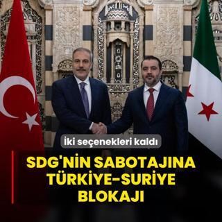Terr rgt SDG'nin 8 Austos sabotajna Trkiye-Suriye blokaj! ki seenekleri kald
