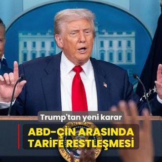 ABD-in arasnda tarife restlemesi: Trump'tan yeni karar