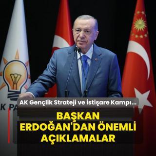 AK Genlik Strateji ve stiare Kamp... Bakan Erdoan'dan nemli aklamalar