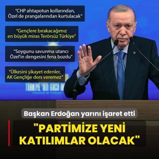 Bakan Erdoan yarn iaret etti: Partimize yeni katlmlar olacak