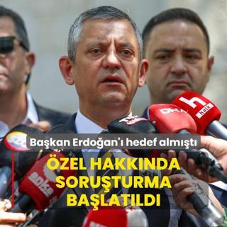 Bakan Erdoan' hedef almt... zgr zel hakknda soruturma balatld