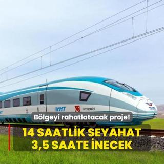 Blgeyi rahatlatacak projede geri saym: 14 saat sren seyahat 3,5 saate inecek