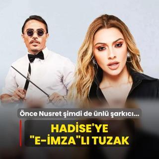 nce Nusret imdi de nl arkc... Hadise'ye e-imzal tuzak: Malvarln ele geirmeye alt