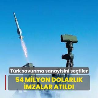 Trk savunma sanayisini setiler: 54 milyon dolarlk imzalar atld