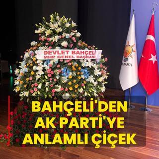 Devlet Baheli'den AK Parti'ye anlaml iek