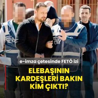 e-imza etesinde FET izi! Elebann kardeleri bakn kim kt?