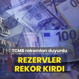 Merkez Bankas rezervleri rekor krd