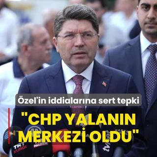 zel'in iddialarna sert tepki... Bakan Tun: CHP yalann merkezi oldu