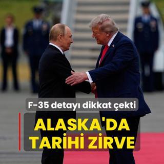 Alaska'da tarihi buluma! F-35 detay dikkat ekti