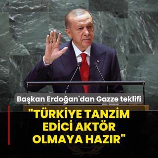 Bakan Erdoan'dan Gazze teklifi: Trkiye tanzim edici aktr olmaya hazr