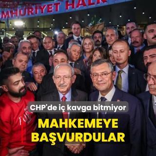 CHP'de i kavga bitmiyor: Mahkemeden geici ynetim talebi