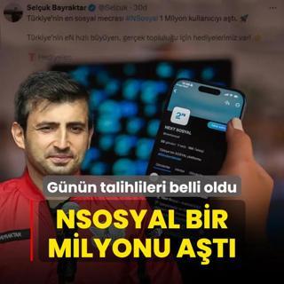 NSosyal 1 milyonu at! Seluk Bayraktar gnn talihlilerini aklad