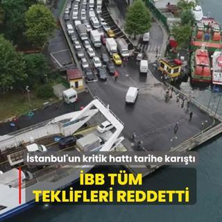 stanbul'un kritik hatt tarihe kart: BB tm teklifleri reddetti