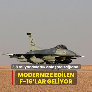 3,8 milyar dolarlk anlama saland: Modernize edilen F-16'lar geliyor