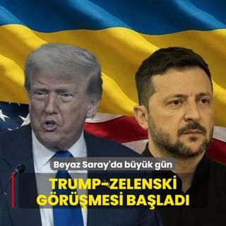 Beyaz Saray'da byk gn... Trump-Zelenski grmesi balad