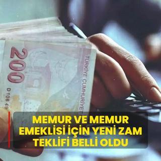 Memur ve memur emeklisi iin yeni zam teklifi belli oldu