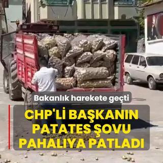 CHP'li bakann patates ovu pahalya patlad... Bakanlk harekete geti