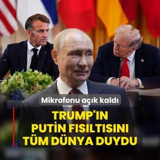 Mikrofonu ak kald! Trump'n Putin hakknda syledikleri tm dnya duydu