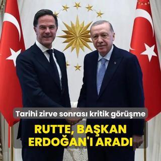 Tarihi zirve sonras kritik grme: NATO Genel Sekreteri Rutte, Bakan Erdoan' arad