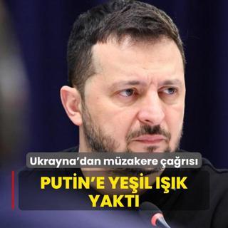 Ukrayna'dan mzakere ars! Zelenski, Putin'e yeil k yakt